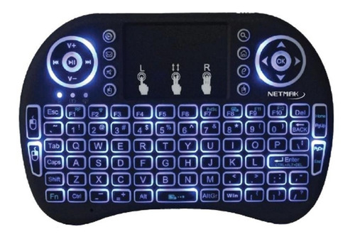 Teclado Smart Tv Wifi Retroiluminado 