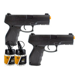  Kit Airsoft Iniciante 1x1 2 Pistolas V310 6mm + 2000 Bbs