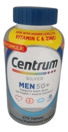 Centrum Silver Men 50+ Multivitaminico 275 Tablets Pfizer