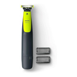 Aparador De Pelos Philips One Blade Qp2510/15 Bivolt - Verde