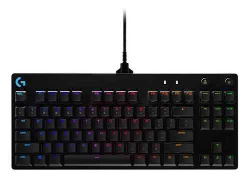 Teclado Mecánico Logitech G Pro Gamer Gx Blue Clicky Rgb