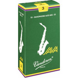 Pack De Cañas Vandoren Java Sr263 De Saxo Alto N3 X10u Nueva