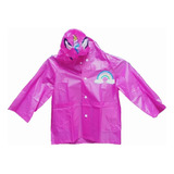 Impermeable Niña Poncho Arcoiris Primaria Lluvia Capa