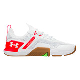 Tênis Under Armour Tribase Cross Se Color Branco/rosa - Adulto 35 Br