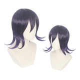 Anime Ouma Koki Danganronpa V3 Short Black Purple Mixed Dang