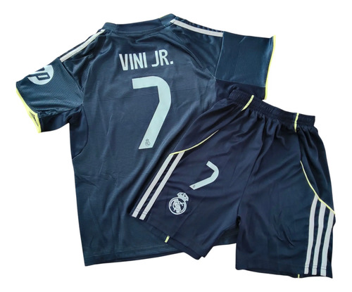 Uniforme Playera Jersey Short Niño Alta Calidad Real Madrid