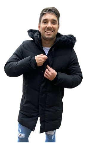 Campera Parka Importada Termica De Abrigo Con Capucha Yd