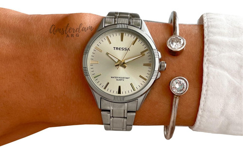 Reloj Tressa Dama Modelo Salto Clasico  Garantia Oficial