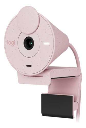 Webcam Logitech Brio 300 Full Hd 1080p Usb-c Mic Rosa