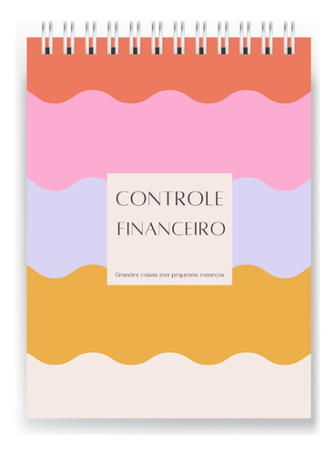 Livro Controle De Caixa 100 Folhas Caderno Fluxo 18 X 26 Cm