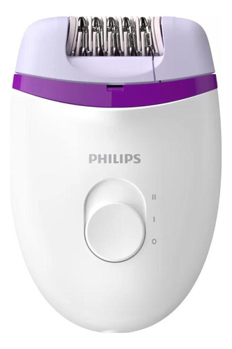 Depilador Elétrico Philips Satinelle Essential - Branco+roxo