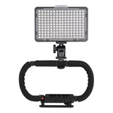 Kit Soporte Estabilizador Cámara + Lámpara 130 Leds