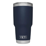 Termo Yeti 30oz Tapa Magentica 100% Originales Vaso Grande Color Azul Marino Rambler 30oz