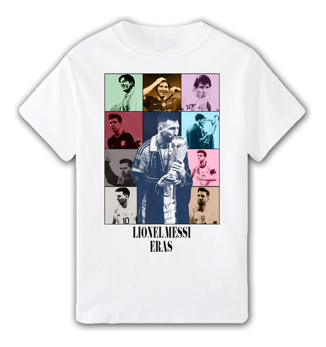 Remera Lionel Messi The Eras Tour - Aesthetic Unisex Futbol