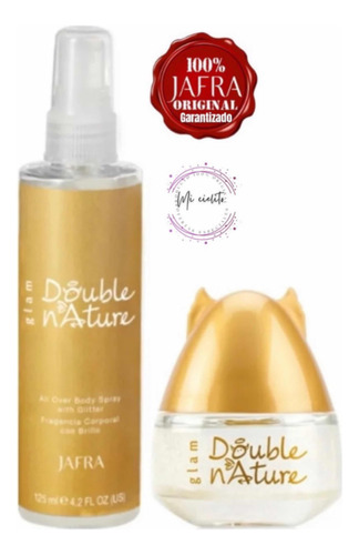 Jafra Double Nature Glam De 50ml + Spray Corporal De 125ml