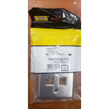 Placa Metalica 4 Ventanas Para Jack Rj45 Marca Hubbell Ssf14