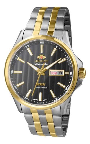 # Relógio Orient Masculino Automático 469tt043 Aço Misto