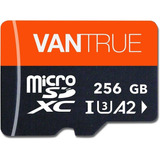 Tarjeta De Memoria Vantrue, Microsdxc, 256gb, Uhs-i, 4k Uhd