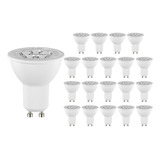 Pack X 20 Lámpara Dicro Led 9w = 60w Luz Día Fría Blanca