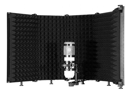 Difusor Acústico,filtro Vocal Booth C/ 5 Painéis Dobráveis