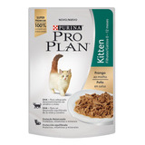 Alimento Pro Plan Optistart Kitten Sabor Pollo En Salsa 85g