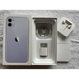 Caixa Vazia iPhone 11 64 Gb Purple Com Acessórios Novos