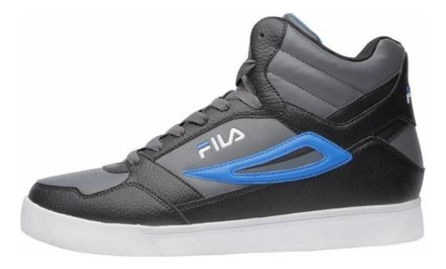 Tenis Urbano Fila 6057 De Caballero En Negro/ Gris