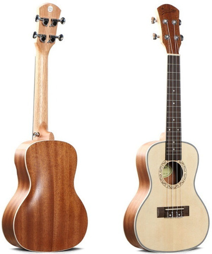 Ukulele Acústico Deviser Concierto  Uk24-50 Natural C/funda