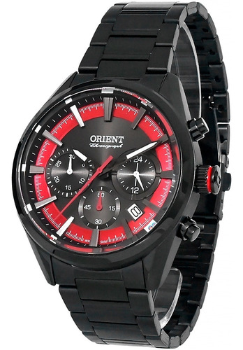 Relógio Orient Masculino Cronógrafo Mpssc028 P1px Preto