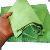Pano De Prato Verde Colorido Liso Kit 5  Un - Pronta Entrega