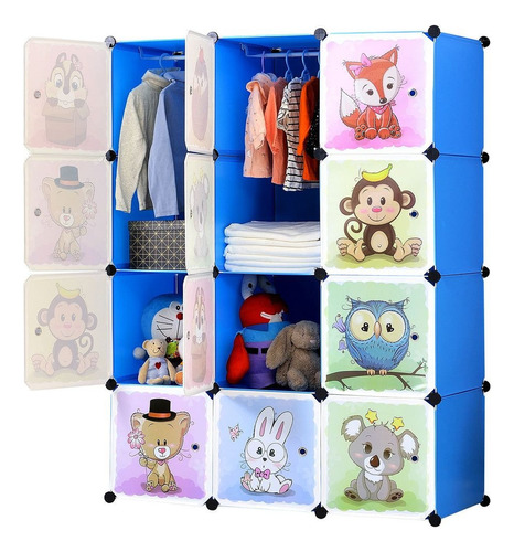 Organizador De Ropa Armario Tela Closet Niños Extra Grande