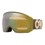 Oakley Antiparras Snow Ski Flight Tracker L Curry Sage Gold
