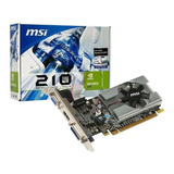 Placa De Video Nvidia Msi  Geforce 200 Series 210 1gb