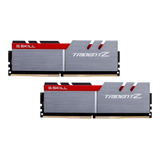 Memoria Pc Gskill Trident Z Ddr4 2x8gb 3200mhz C16 Gray Red