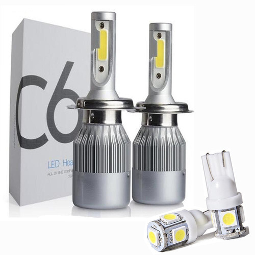 Kit Cree Led H1 H3 H7 H11 6ta Gen + 2 Led Gratis Iluminacion