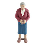 Figura De Personas En Miniatura, Modelo De Personas Abuela
