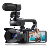 Câmera De Vídeo Digital De 4  4k 64mp Com Tela Sensível Ao