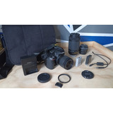  Nikon D5300 + Lente 18-55mm - 50mm - 70.300mm Vr Dslr Negro