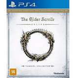 Jogo The Elder Scrolls Online Tamriel Unlimited Para Ps4