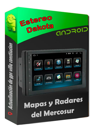 Mapas Para Estereo Dakota Gps Android Igo Mercosur