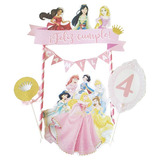 Adorno De Torta Cake Topper Pinchos Princesas Disney 