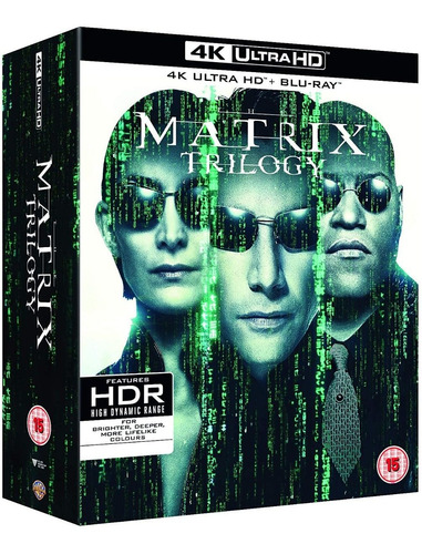 The Matrix Trilogy 4k Uhd + Blu-ray Uk Edition