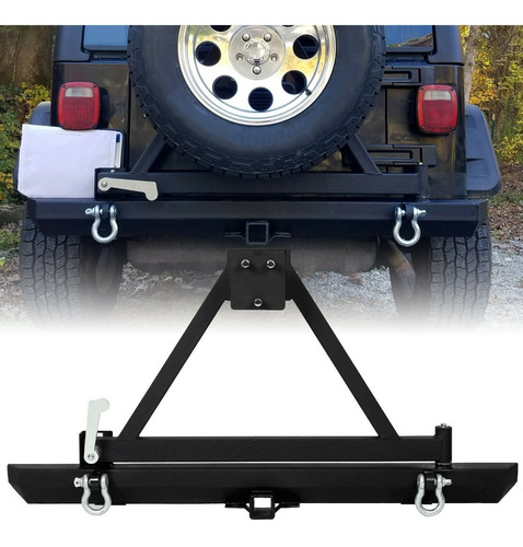 Defensa Trasera  Para Jeep Wrangler 87-96 Yj Y 97-06 Tj