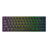 Teclado Mecánico Para Juegos Hk Gaming Gk61, 61 Teclas, Múlt