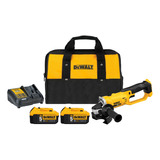 Kit Esmeril Angular Dcg412 + 2 Baterias Xr 5ah Dewalt