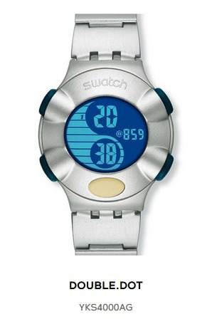 Swatch .beat Aluminium Double.dot (yks4000ag) (2001) Vintage