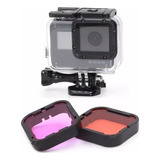 Kit Case/filtros Para Mergulho Gopro Hero 5/6/7 Black