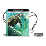 4k Ultra Hd + Blu-ray Uncharted / Fuera Del Mapa / Steelbook + Anillo