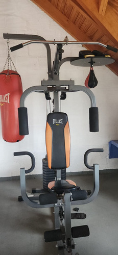 Multigimnasio Everlast Con Pera Y Bolsa De Boxeo