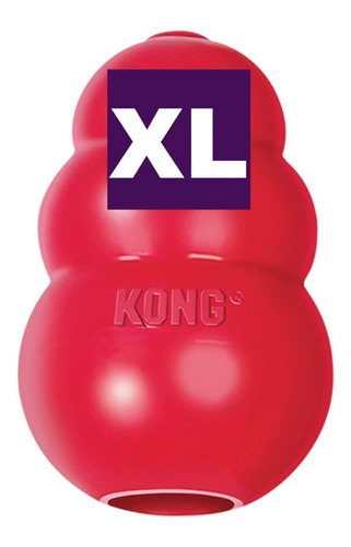 Juguete Para Perros Kong Classic Rojo Extra Large 41 Kg Xl